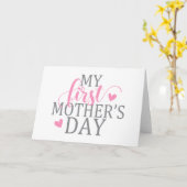 Eleganter Muttertag | Grußkarte Karte (Gelbe Blume)