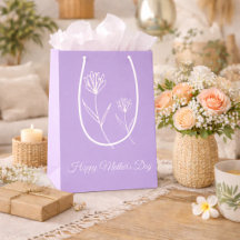 Eleganter Muttertag-Lavendel-Einfache Blumen