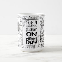 Eleganter Muttertag mit Blumenmotiv