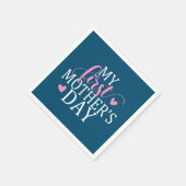 Eleganter Muttertag | Serviette (Ecke)