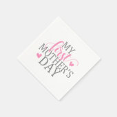 Eleganter Muttertag | Serviette (Ecke)