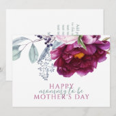 Eleganter Muttertags-Mommy-To-Be-Blumenstrauß (Vorne/Hinten)