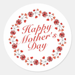Eleganter Muttertagskreath   Aufkleber