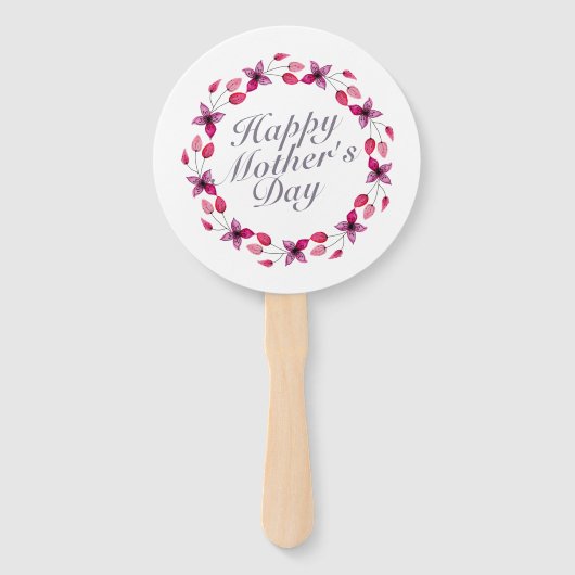 Eleganter Muttertagskreath | Handfächer (Rückseite)