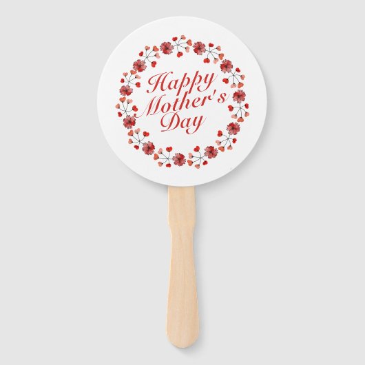 Eleganter Muttertagskreath | Handfächer (Vorderseite)