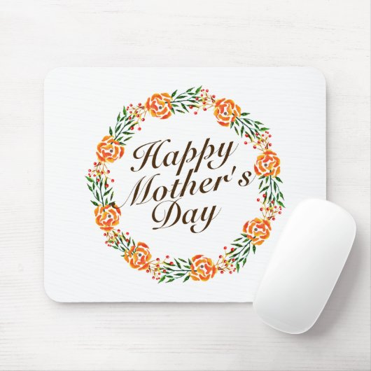 Eleganter Muttertagskreath | Mousepad (Mit Mouse)