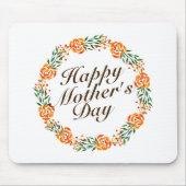 Eleganter Muttertagskreath | Mousepad (Vorne)