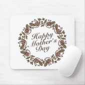 Eleganter Muttertagskreath | Mousepad (Mit Mouse)