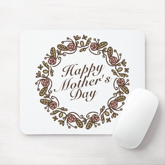 Eleganter Muttertagskreath | Mousepad (Mit Mouse)