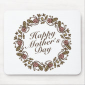 Eleganter Muttertagskreath | Mousepad (Vorne)