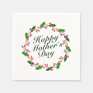 Eleganter Muttertagskreath Napkin Serviette