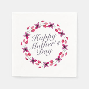Eleganter Muttertagskreath Napkin Serviette