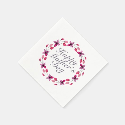 Eleganter Muttertagskreath | Napkin Serviette (Ecke)