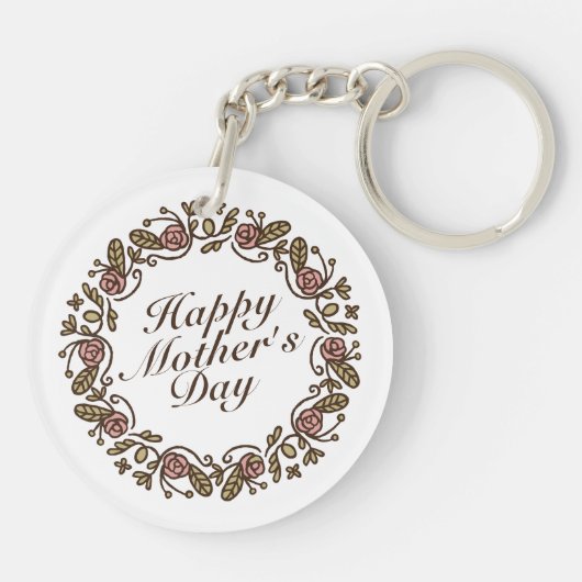 Eleganter Muttertagskreath | SCHLÜSSELANHÄNGER (Rückseite)