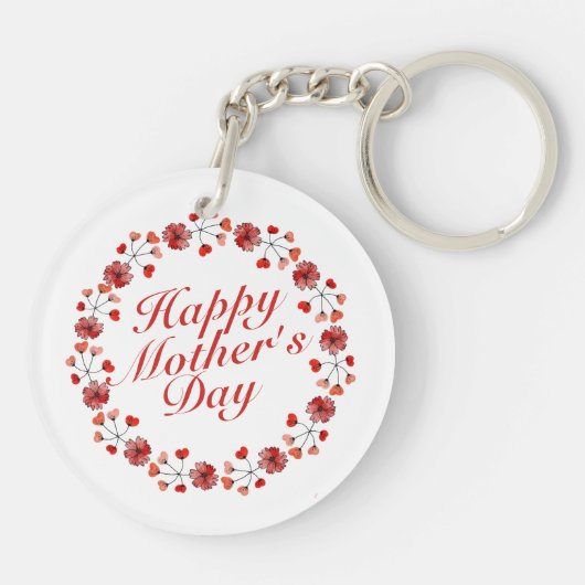 Eleganter Muttertagskreath | SCHLÜSSELANHÄNGER (Rückseite)