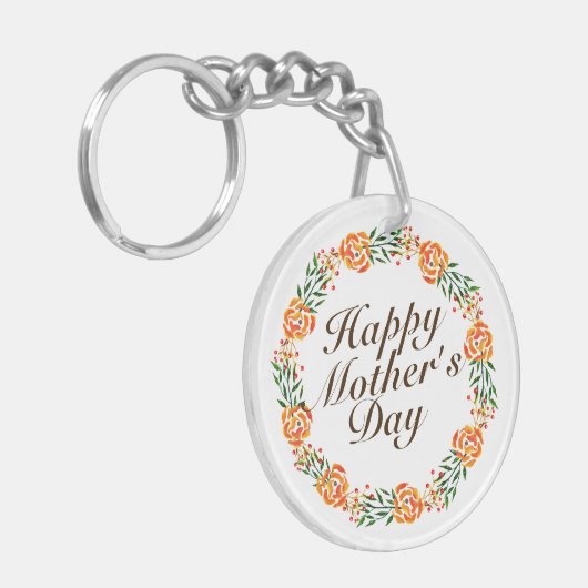 Eleganter Muttertagskreath | SCHLÜSSELANHÄNGER (Vorderseite links)