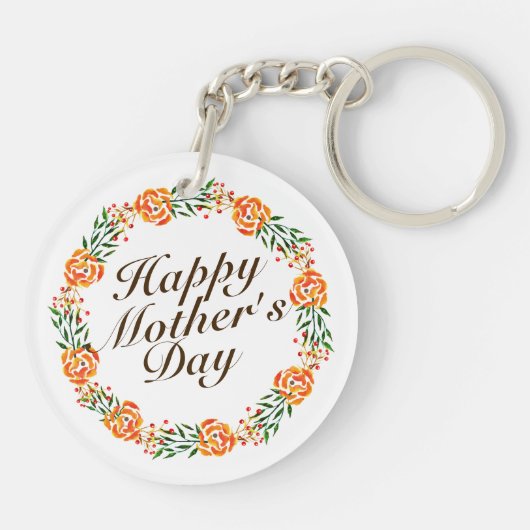 Eleganter Muttertagskreath | SCHLÜSSELANHÄNGER (Rückseite)