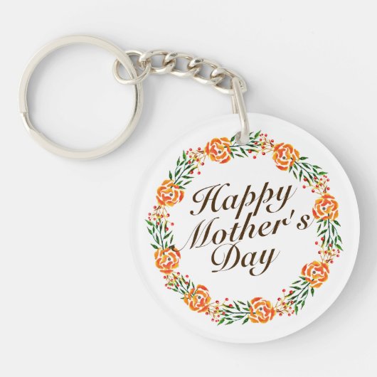 Eleganter Muttertagskreath | SCHLÜSSELANHÄNGER (Vorderseite)