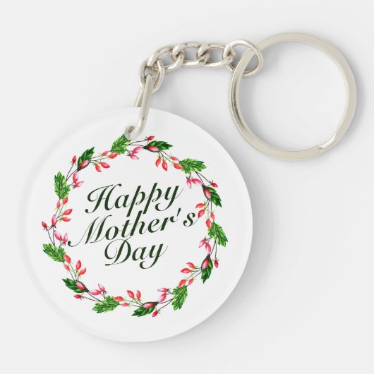 Eleganter Muttertagskreath | SCHLÜSSELANHÄNGER (Rückseite)