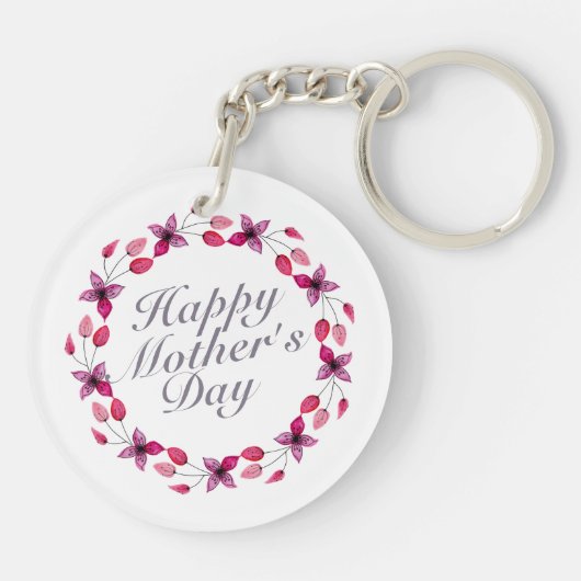 Eleganter Muttertagskreath | SCHLÜSSELANHÄNGER (Rückseite)