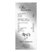 Eleganter Nagel-Salon-MaskenbildnerCosmetologist Werbekarte (Hinten)