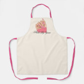 Eleganter Nagelkünstler, Maniküre Schürze (Vorderseite)