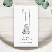 Eleganter Nähhalter Visitenkarte