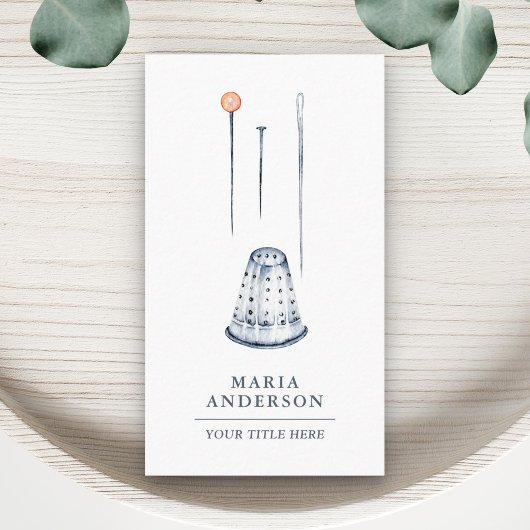 Eleganter Nähhalter Visitenkarte