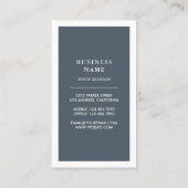 Eleganter Nähhalter Visitenkarte (Rückseite)