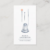 Eleganter Nähhalter Visitenkarte (Vorderseite)