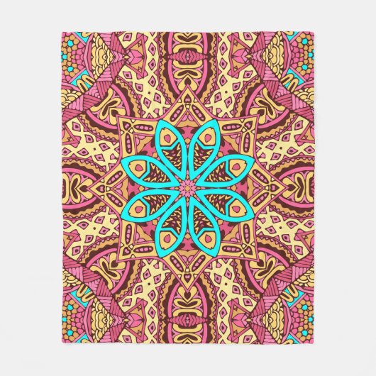 Eleganter, nahtloser Muster Duschvorhang Fleecedecke (Vorderseite)