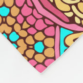 Eleganter, nahtloser Muster Duschvorhang Fleecedecke (Ecke)