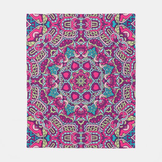 Eleganter, nahtloser Muster Duschvorhang Fleecedecke (Vorderseite)