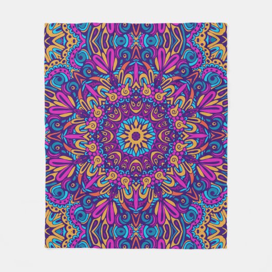 Eleganter, nahtloser Muster Duschvorhang Fleecedecke (Vorderseite)