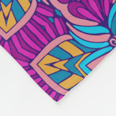 Eleganter, nahtloser Muster Duschvorhang Fleecedecke (Ecke)