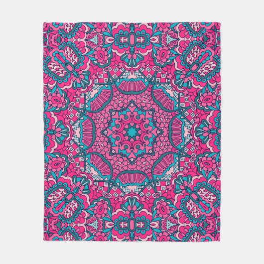 Eleganter, nahtloser Muster Duschvorhang Fleecedecke (Vorderseite)