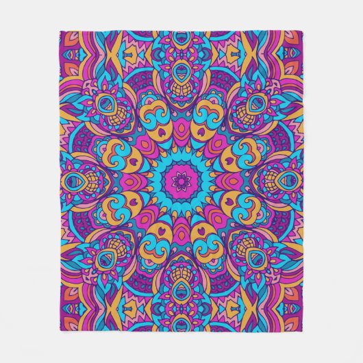 Eleganter, nahtloser Muster Duschvorhang Fleecedecke (Vorderseite)