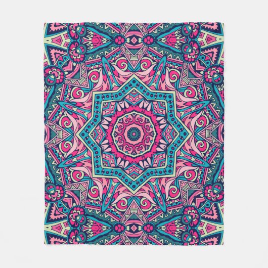 Eleganter, nahtloser Muster Duschvorhang Fleecedecke (Vorderseite)