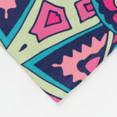 Eleganter, nahtloser Muster Duschvorhang Fleecedecke (Ecke)