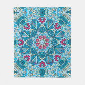 Eleganter, nahtloser Muster Duschvorhang Fleecedecke (Vorderseite)