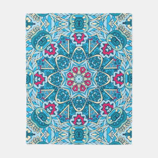 Eleganter, nahtloser Muster Duschvorhang Fleecedecke (Vorderseite)