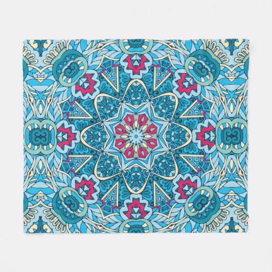 Eleganter, nahtloser Muster Duschvorhang Fleecedecke (Vorderseite (Horizontal))