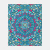 Eleganter, nahtloser Muster Duschvorhang Fleecedecke (Vorderseite)