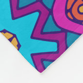 Eleganter, nahtloser Muster Duschvorhang Fleecedecke (Ecke)