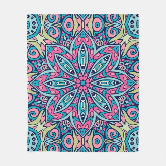 Eleganter, nahtloser Muster Duschvorhang Fleecedecke (Vorderseite)