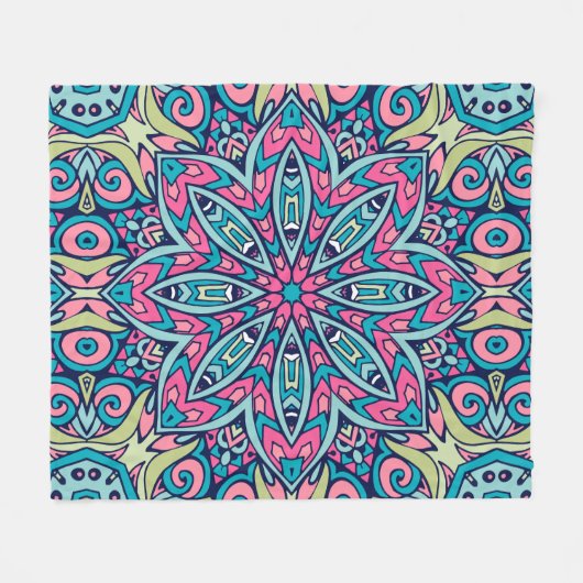 Eleganter, nahtloser Muster Duschvorhang Fleecedecke (Vorderseite (Horizontal))