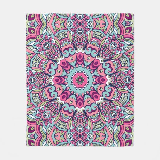 Eleganter, nahtloser Muster Duschvorhang Fleecedecke (Vorderseite)