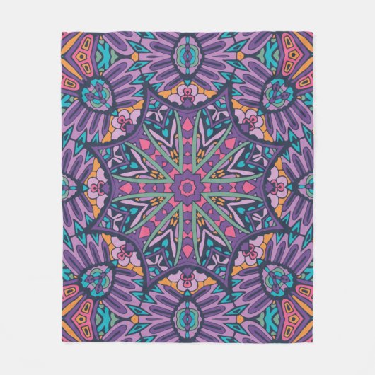 Eleganter, nahtloser Muster Duschvorhang Fleecedecke (Vorderseite)