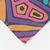 Eleganter, nahtloser Muster Duschvorhang Fleecedecke (Ecke)