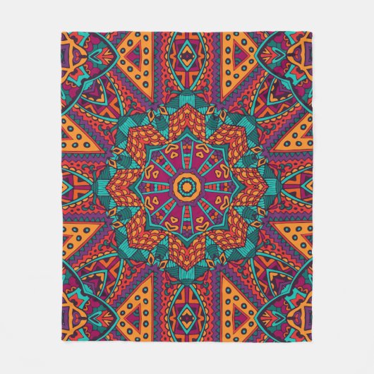 Eleganter, nahtloser Muster Duschvorhang Fleecedecke (Vorderseite)